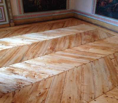 Recupero di parquet con 300 anni di vita